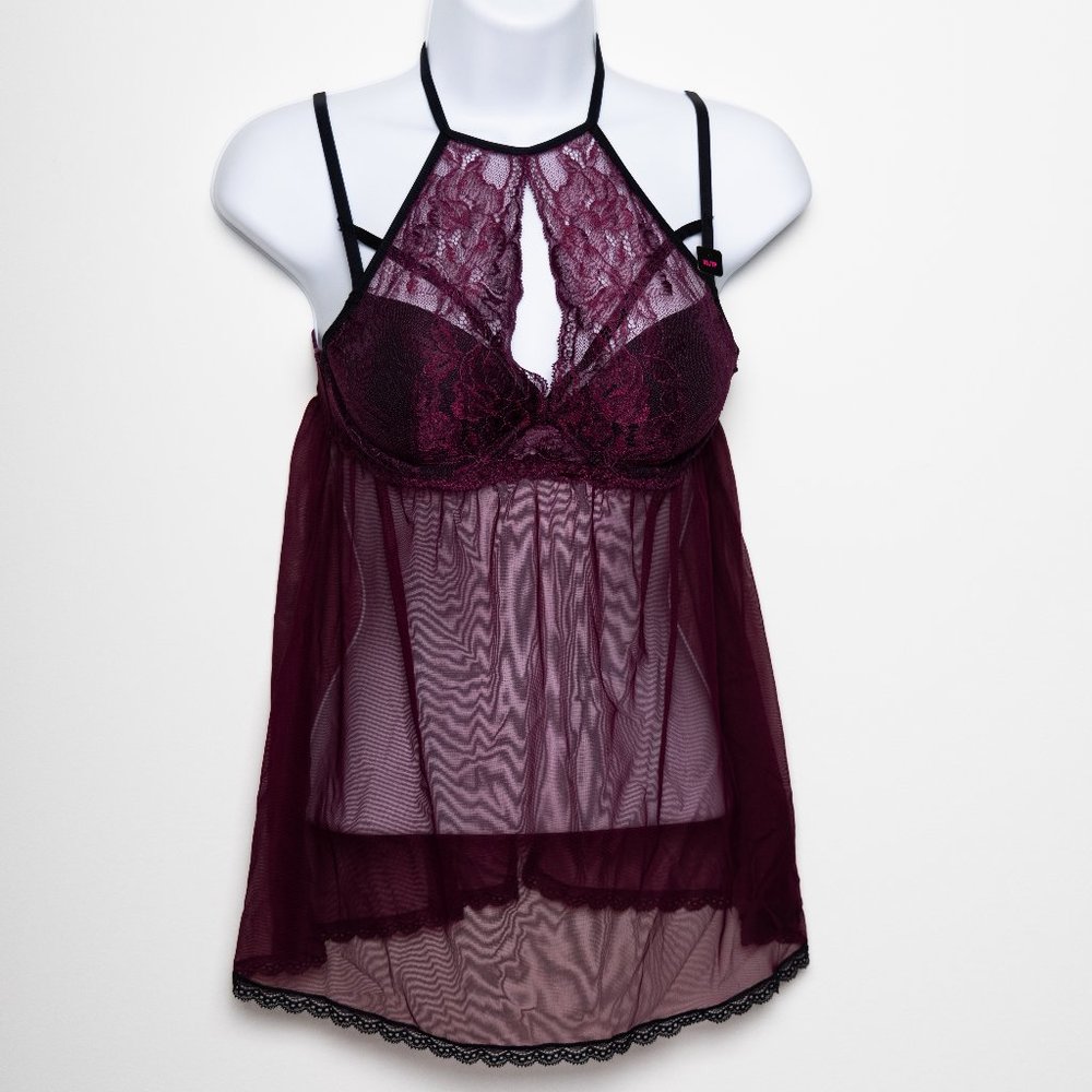 Lingerie from La Senza in XS (mauve)